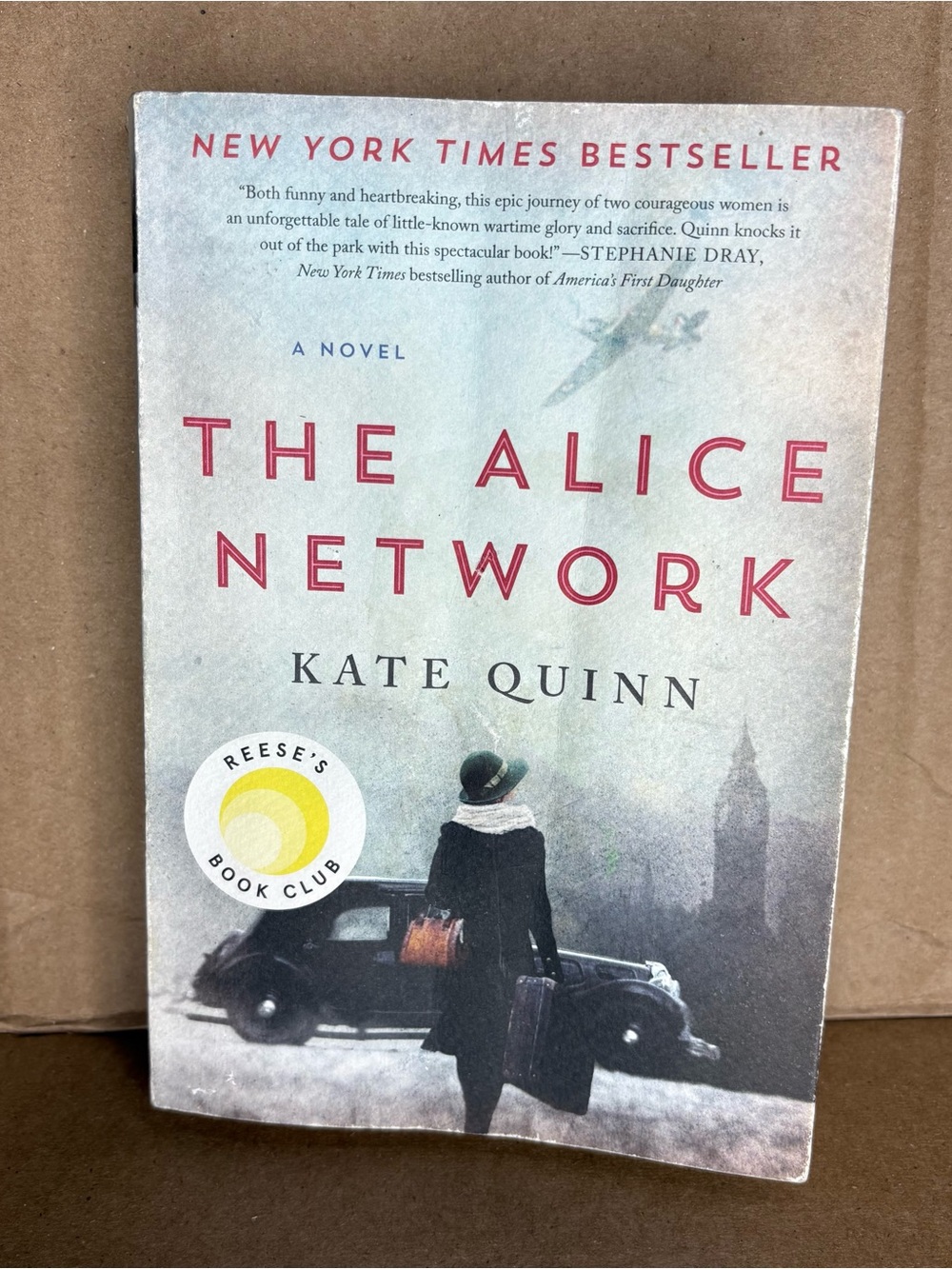 The Alice Network Kate Quinn Reese’s Book Club Paperback Book